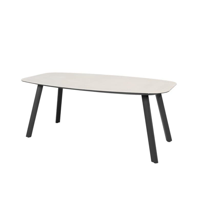 4Seasons Outdoor "Manolo" Gartentisch 180x95 cm, Gestell Aluminium anthrazit, Tischplatte Keramik