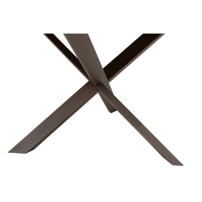 4Seasons Outdoor "Prado" Gartentisch Ø 130 cm, Gestell Edelstahl terre, Tischplatte Keramik terre