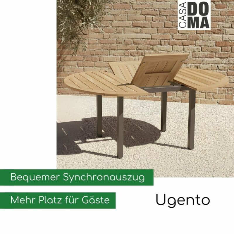 CASA DOMA "Ugento" Ausziehtisch (Bild KI-generiert)