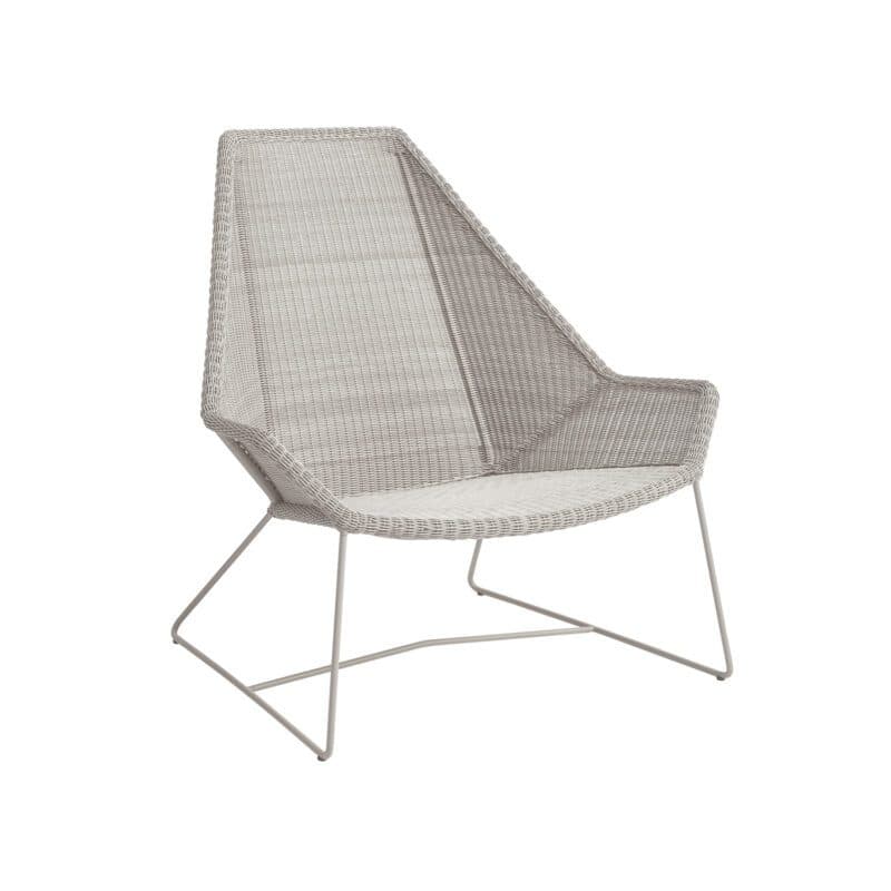 Cane-line "Breeze" Loungesessel mit hoher Rückenlehne, Polyrattan sand