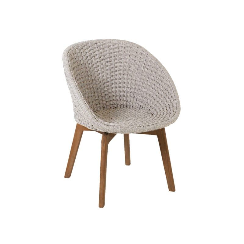 Cane-line Gartenstuhl "Peacock", Gestell Teakholz, Soft Rope sand