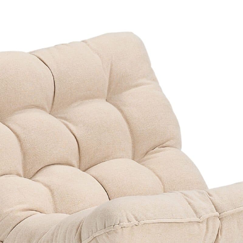 CASA DOMA "Paola" Schaukelstuhl, Bezug beige