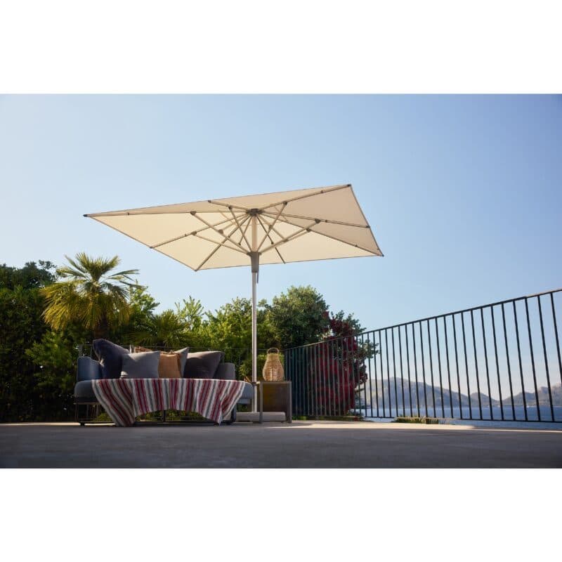 Glatz "FORTERO® Pro", Sonnenschirm, Gestell Aluminium natureloxiert (© by GLATZ AG, Schweiz)