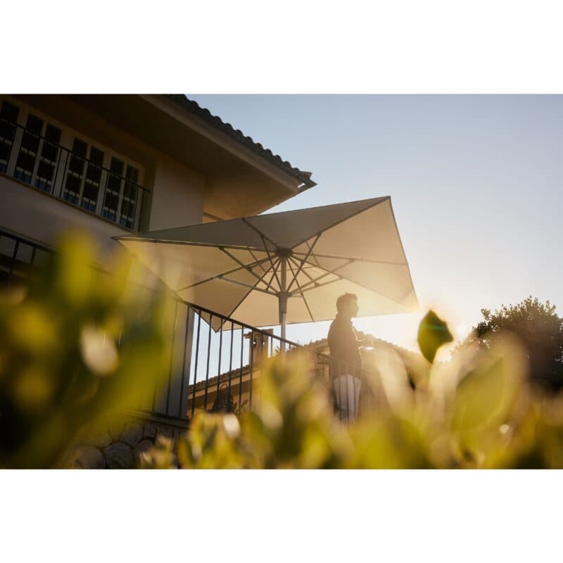 Glatz "FORTERO® Pro", Sonnenschirm, Gestell Aluminium natureloxiert (© by GLATZ AG, Schweiz)