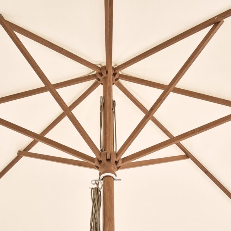Glatz "PIAZZA®" Sonnenschirm, Gestell Aluminium Holzoptik (© by GLATZ AG, Schweiz)