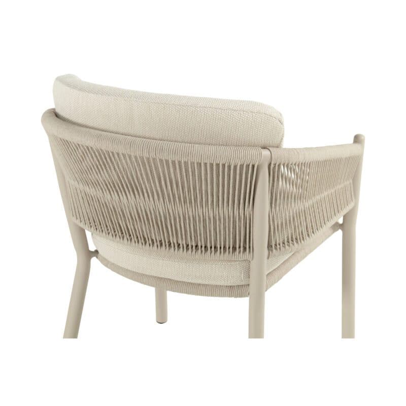 Hartman "Altea" Diningsessel, Gestell Aluminium sand, Rope-Bespannung sand, Weatherready® Kissen beige