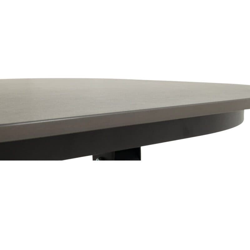 Hartman "Tubb" Bistro Lift-Tisch 70×70 cm, Gestell Aluminium schwarz, Tischplatte Keramik anthrazit