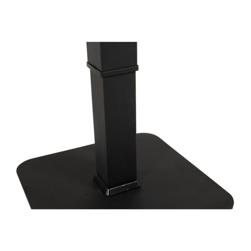 Hartman "Tubb" Bistro Lift-Tisch 70×70 cm, Gestell Aluminium schwarz, Tischplatte Keramik anthrazit