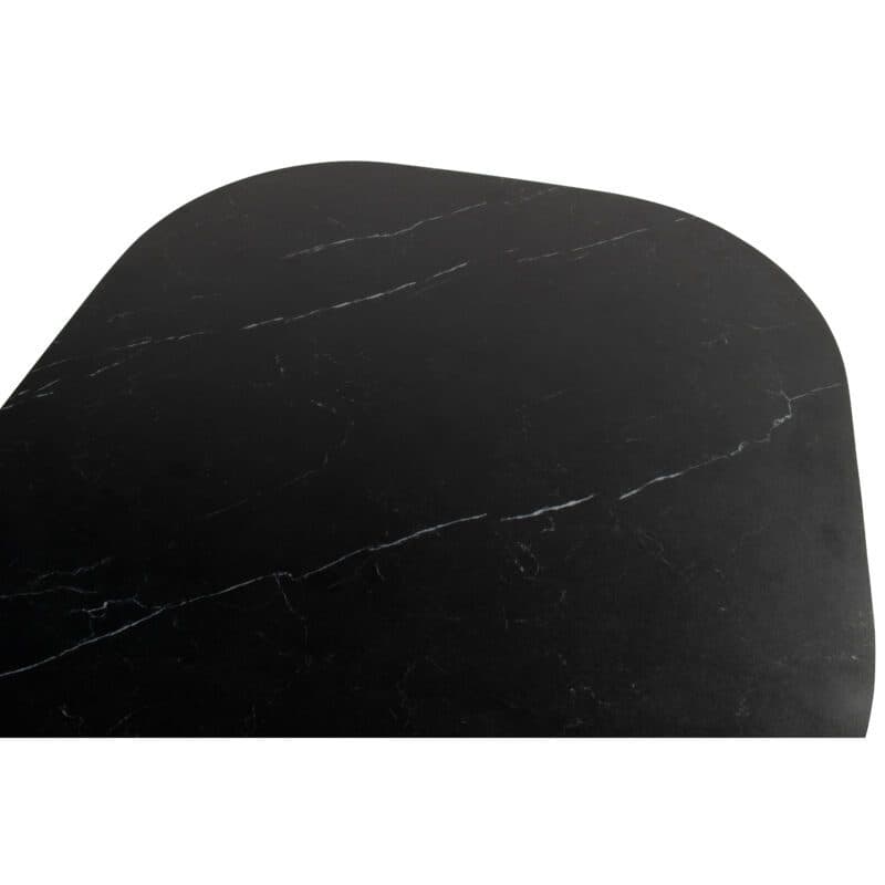 Hartman "Tubb" Bistro Lift-Tisch 70×70 cm, Gestell Aluminium schwarz, Tischplatte Keramik anthrazit