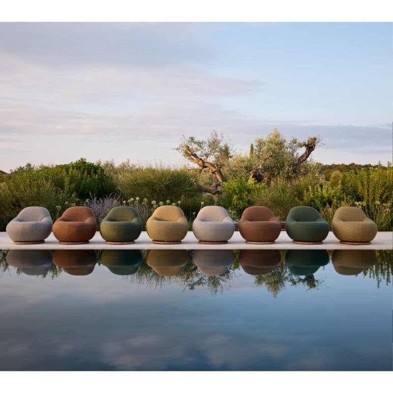 Cane-line "Gem" Loungesessel mit Teak-Drehfuß