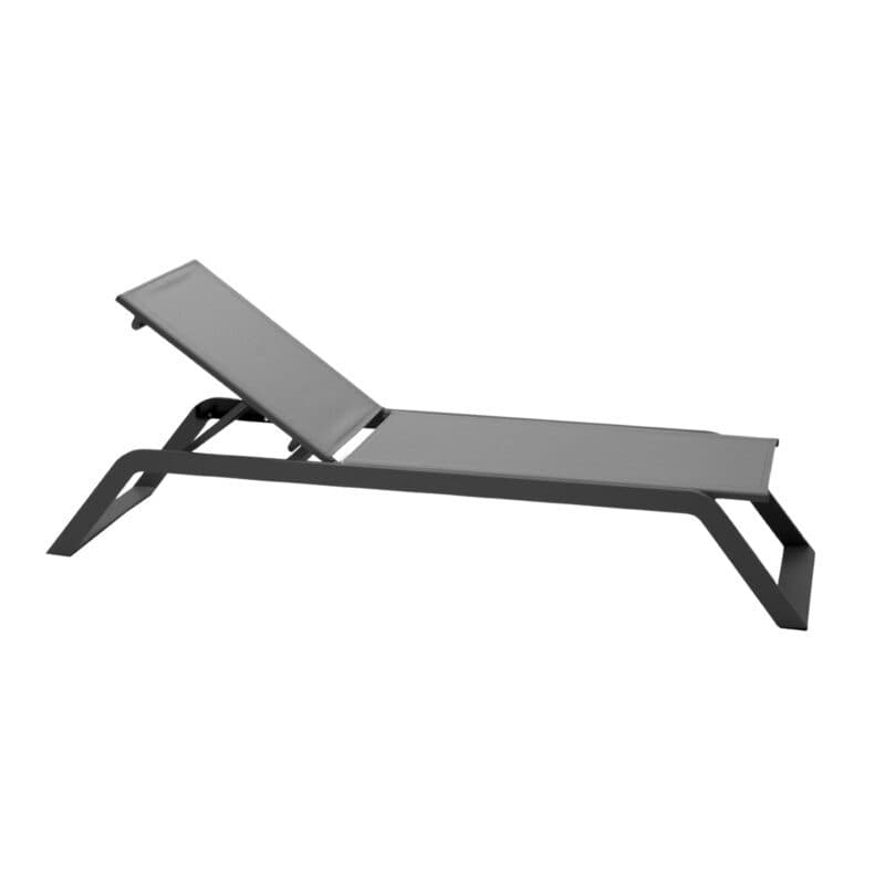 Cane-line "Siesta" Sonnenliege, Aluminium und Cane-line Tex grau