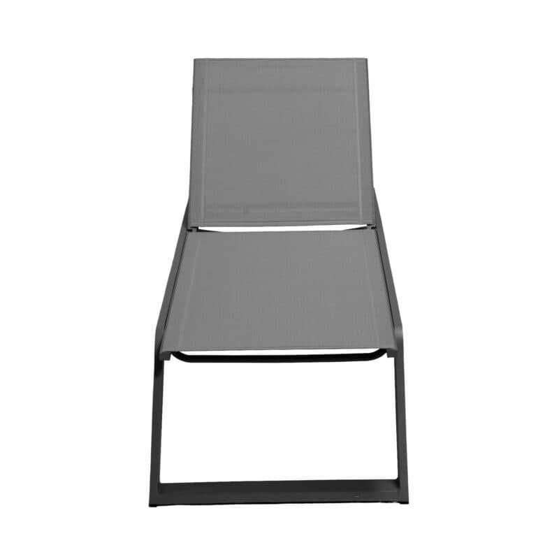 Cane-line "Siesta" Sonnenliege, Aluminium und Cane-line Tex grau