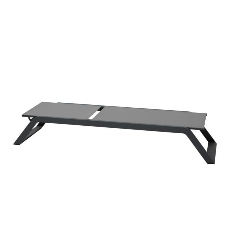 Cane-line "Siesta" Sonnenliege, Aluminium und Cane-line Tex grau