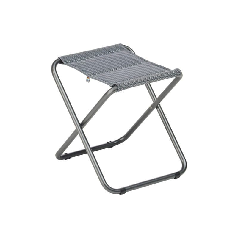 Kettler "Slight" Klapphocker, Aluminium anthrazit, Textilgewebe grau