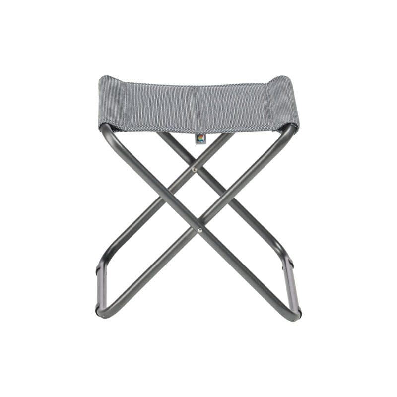 Kettler "Slight" Klapphocker, Aluminium anthrazit, Textilgewebe grau