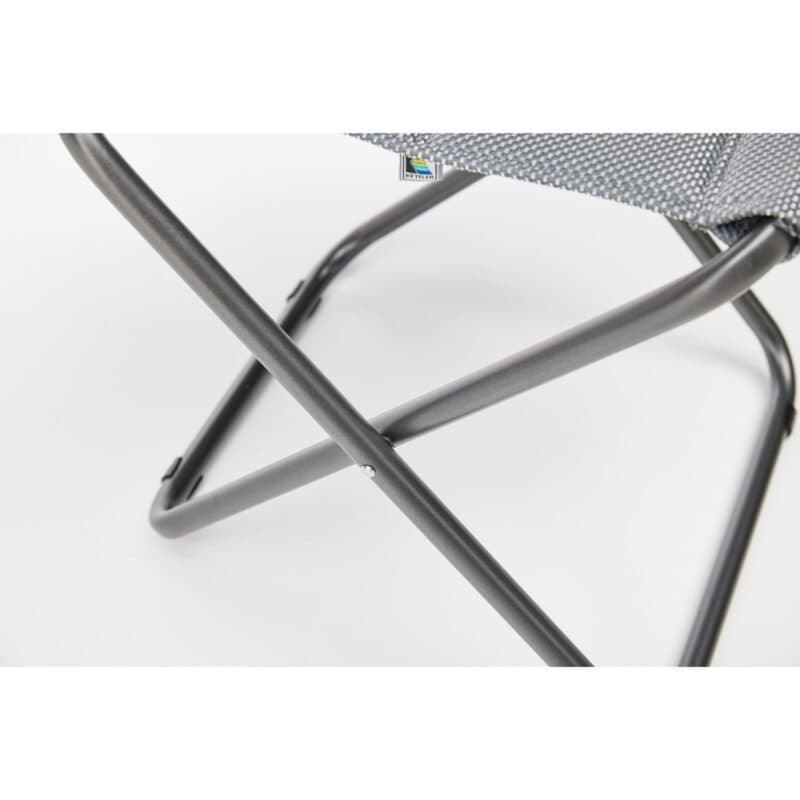 Kettler "Slight" Klapphocker, Aluminium anthrazit, Textilgewebe grau