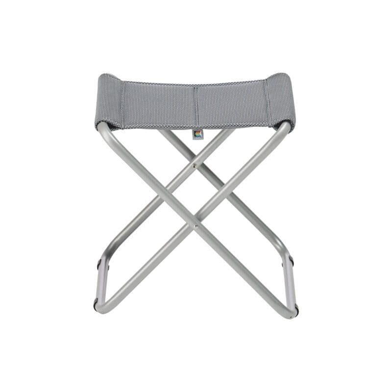 Kettler "Slight" Klapphocker, Aluminium silber, Textilgewebe grau