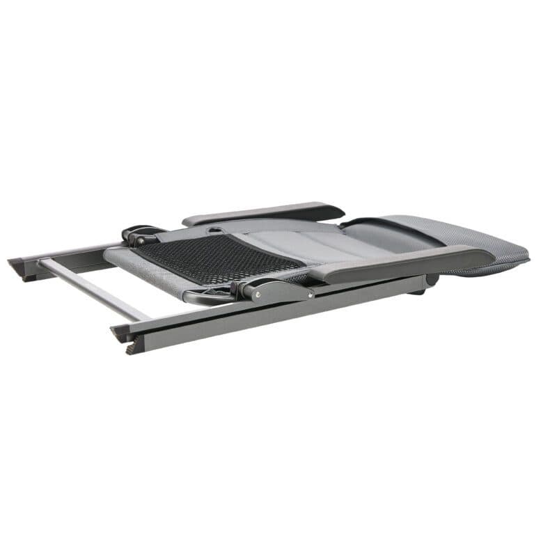 Kettler "Slight" Verstellsessel, Aluminium anthrazit, Textilgewebe grau