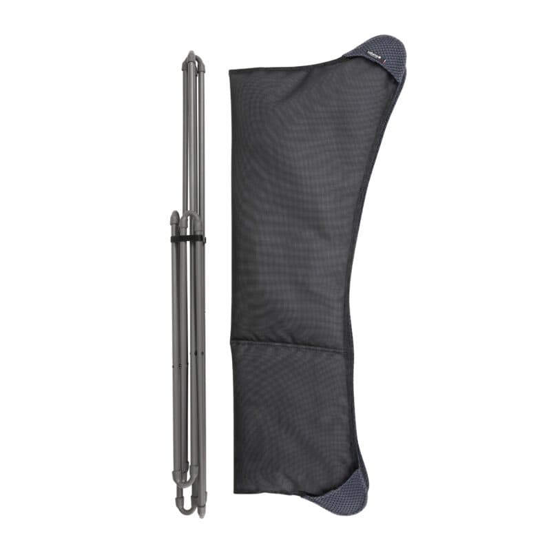 Lafuma "Pop Up XL BeComfort®" Relaxsessel, Stahlrohr titane, Bespannung BeComfort® dark grey