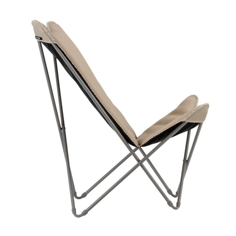 Lafuma "Pop Up XL BeComfort®" Relaxsessel, Stahlrohr titane, Bespannung BeComfort® moka