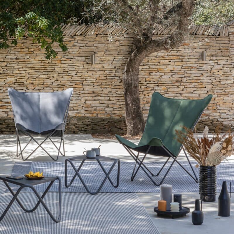 Lafuma "Pop Up XL BeComfort®" Relaxsessel, Stahlrohr titane, Bespannung BeComfort® silver und olive - ©LAFUMA MOBILIER - Pierrick Verny