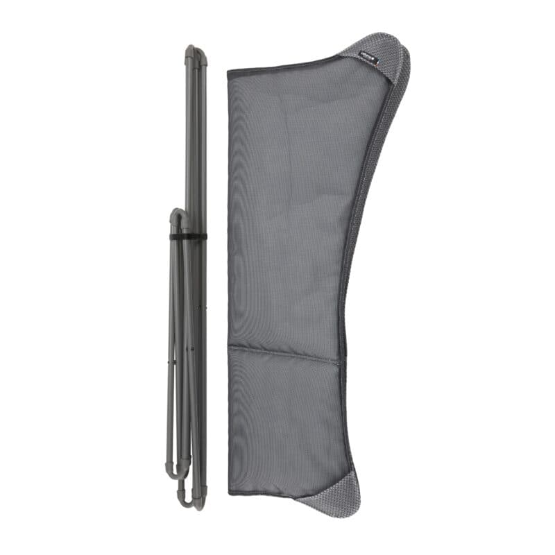 Lafuma "Pop Up XL BeComfort®" Relaxsessel, Stahlrohr titane, Bespannung BeComfort® silver