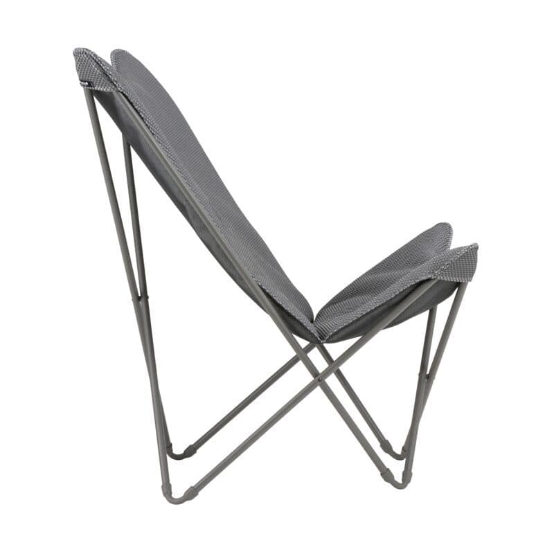 Lafuma "Pop Up XL BeComfort®" Relaxsessel, Stahlrohr titane, Bespannung BeComfort® silver