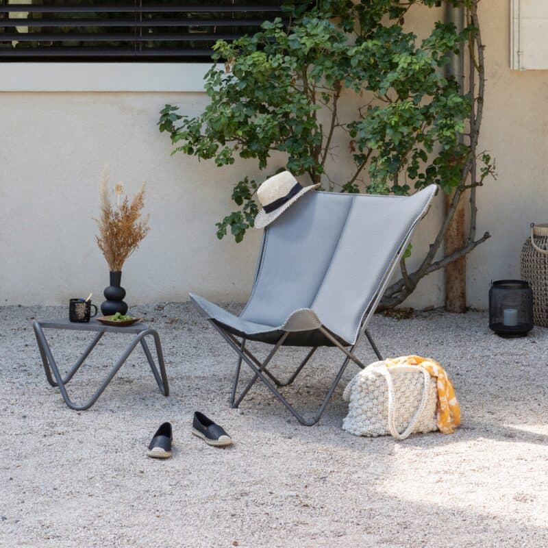 Lafuma "Pop Up XL BeComfort®" Relaxsessel, Stahlrohr titane, Bespannung BeComfort® silver - ©LAFUMA MOBILIER - Pierrick Verny