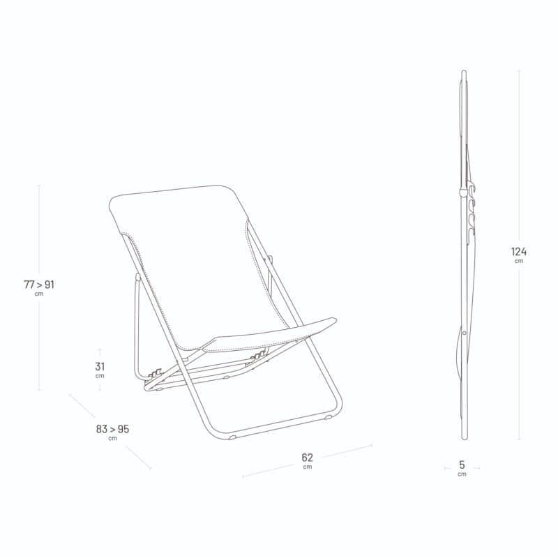 Lafuma "Maxi Transat Airlon®" Liegestuhl