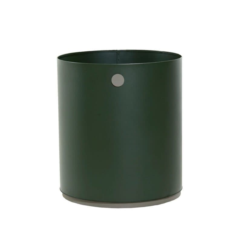 Cane-line "Grow" Pflanzgefäß Aluminium dunkelgrün/taupe, ⌀ 54 cm