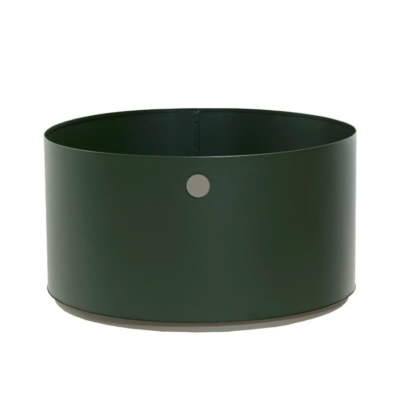 Cane-line "Grow" Pflanzgefäß Aluminium dunkelgrün/taupe, ⌀ 75 cm