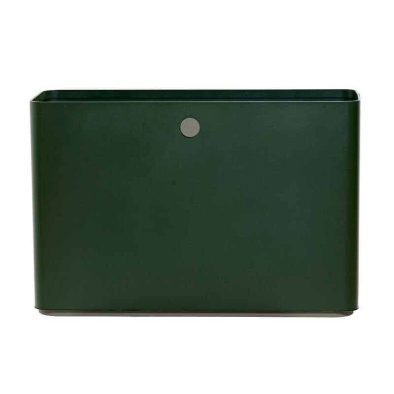 Cane-line "Grow" Pflanzgefäß Aluminium dunkelgrün/taupe, 90x30 cm