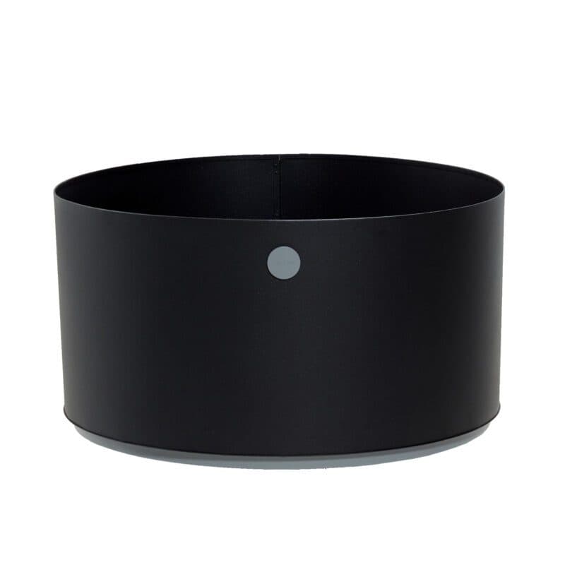 Cane-line "Grow" Pflanzgefäß Aluminium lavagrau/hellgrau, ⌀ 75 cm