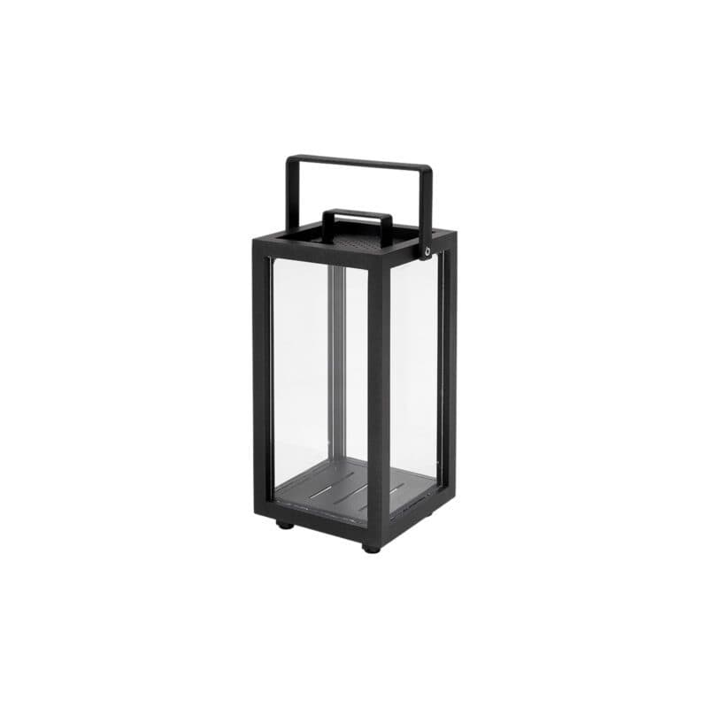 Cane-line "Lighthouse" Laterne mini, Aluminium lavagrau, B 16 x T 17 cm