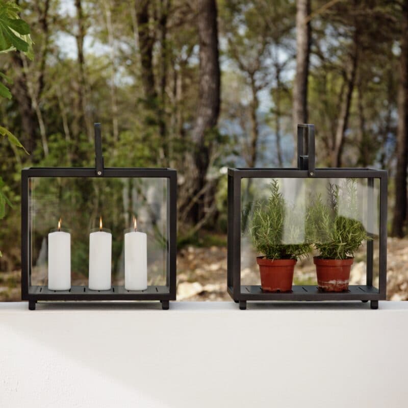 Cane-line "Lighthouse" Laterne, Aluminium lavagrau