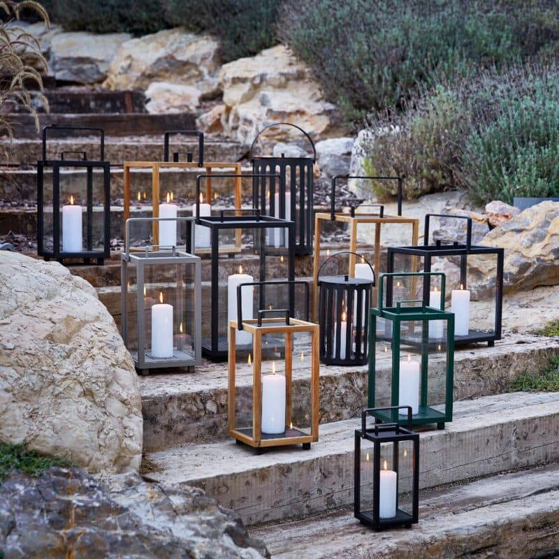 Cane-line "Lighthouse" Laterne, Teakholz/Aluminium