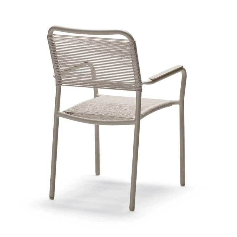 Stern "Joris" Stapelsessel, Aluminium und Rope greige