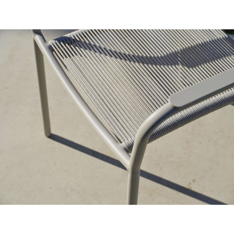 Stern "Joris" Stapelsessel, Aluminium und Rope greige