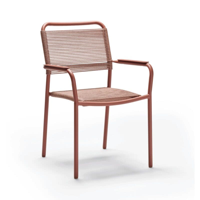 Stern "Joris" Stapelsessel, Aluminium und Rope terra