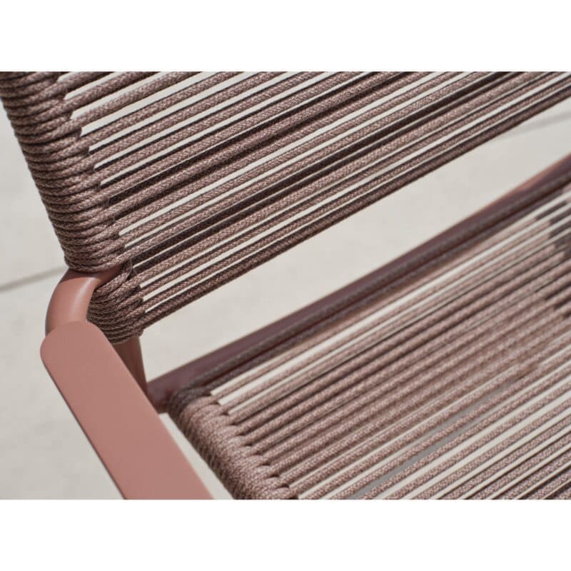 Stern "Joris" Stapelsessel, Aluminium und Rope terra