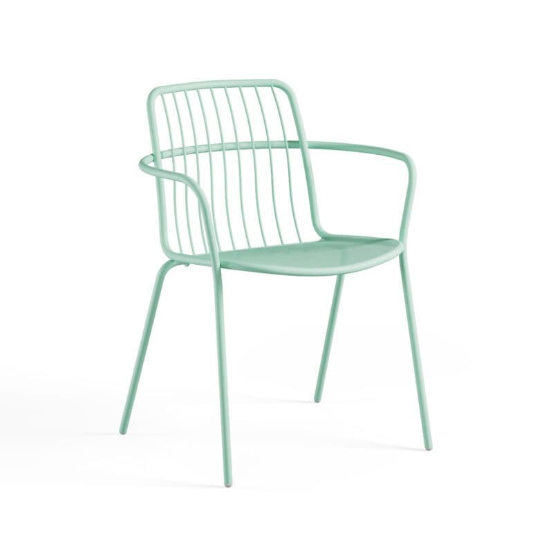 Emu "Alisea" Stapelstuhl, Gestell und Sitzfläche Stahl frühlingsgrün