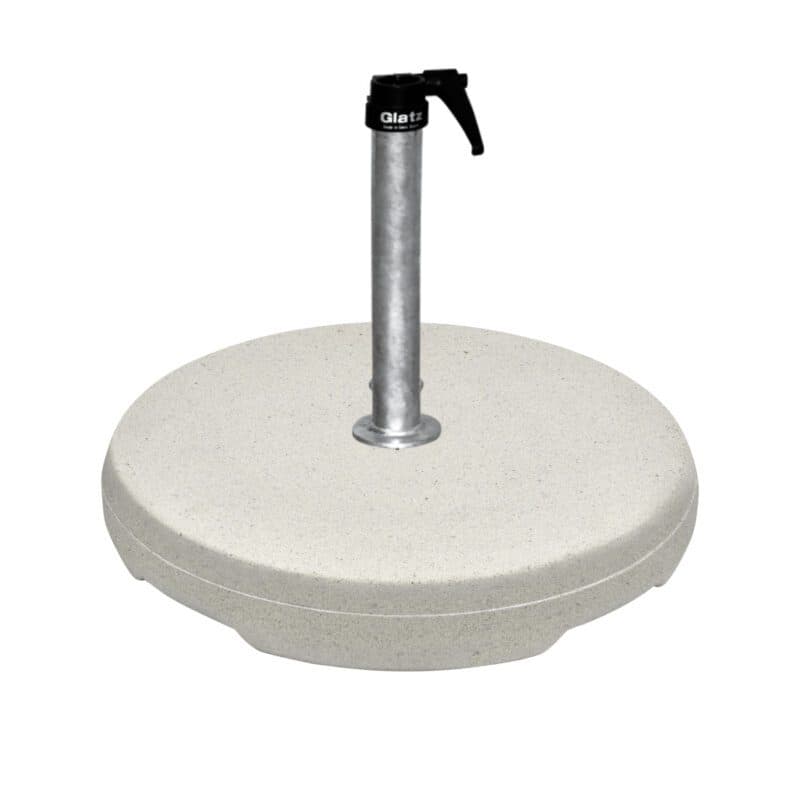 Glatz Betonsockel Z 90 k, mit Standrohr Stahl, für Schirm Fortero Pro, Sunwing Casa (© by GLATZ AG, Schweiz)