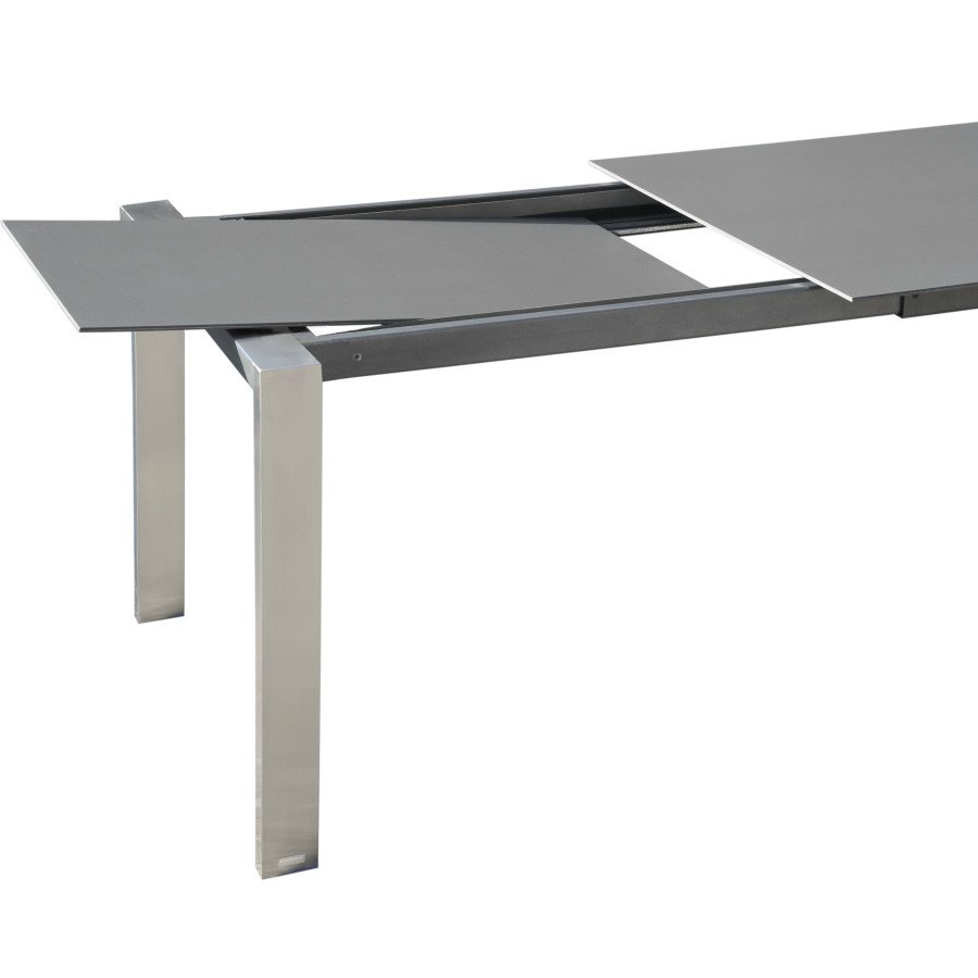Zumsteg gartentisch basso, ausziehbar, plattenstärke 7 mm Gartentisch ausziehbar