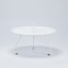 Tray Table "Eyelet" von Houe, Durchmesser 70 cm, weiß