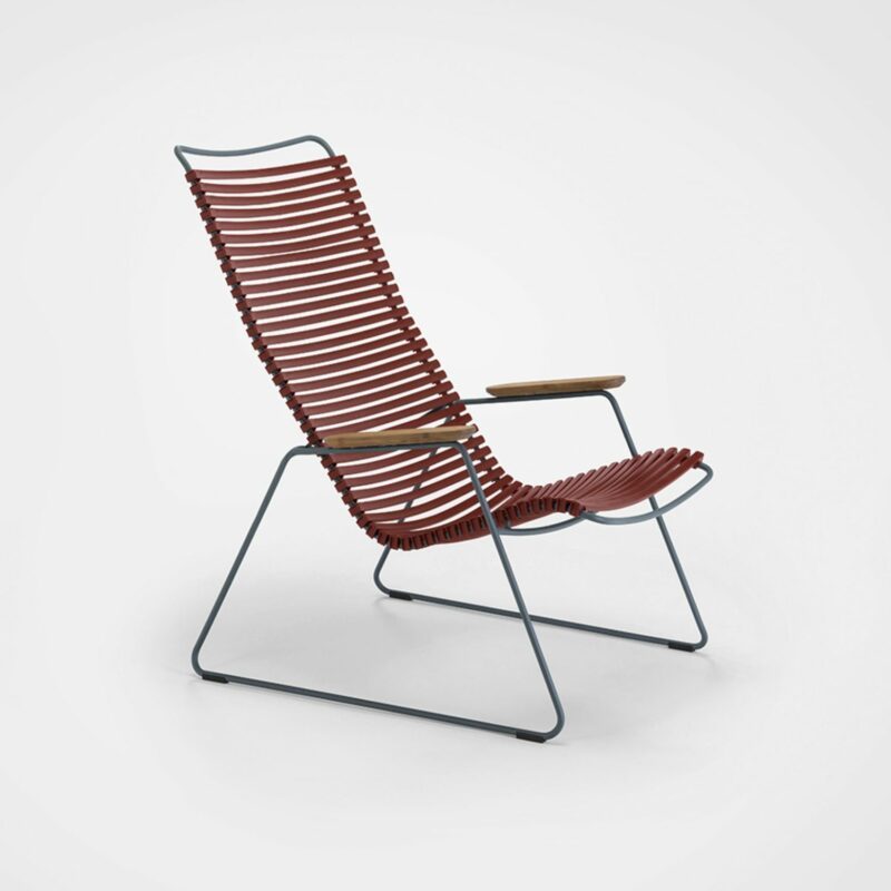 Houe "Click" Lounge Chair, Farbe paprika