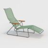 Houe "Click" Sunlounger mit verstellbarer Rückenlehne, Farbe hellgrün