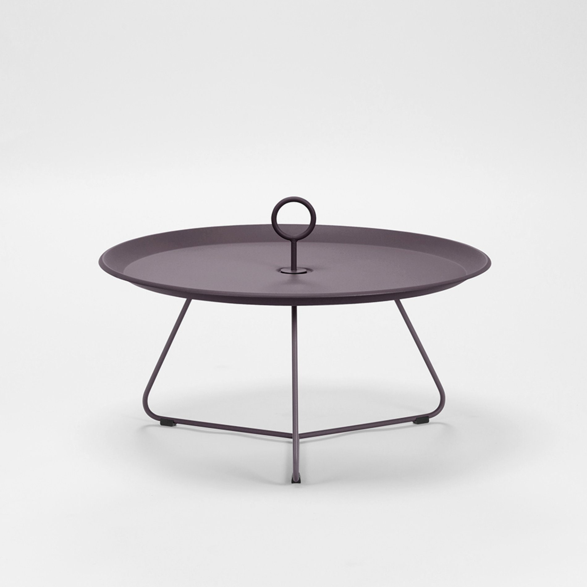 Tray Table "Eyelet" von Houe, Durchmesser 70 cm, plum