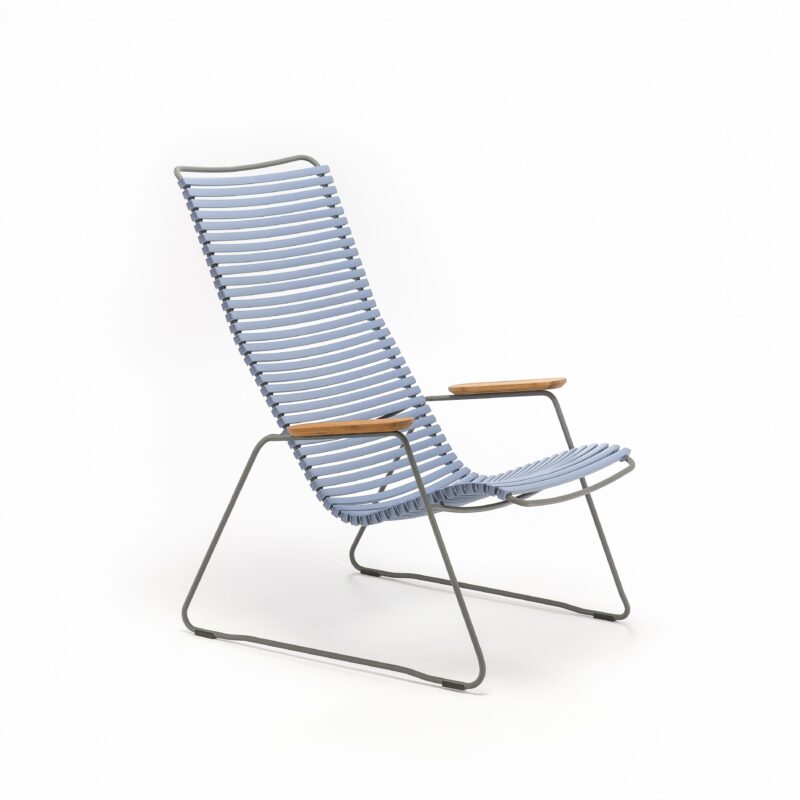 Houe "Click" Lounge Chair, Farbe taubenblau
