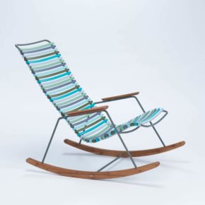 Houe "Click" Schaukelstuhl, bunt - kühle Farben