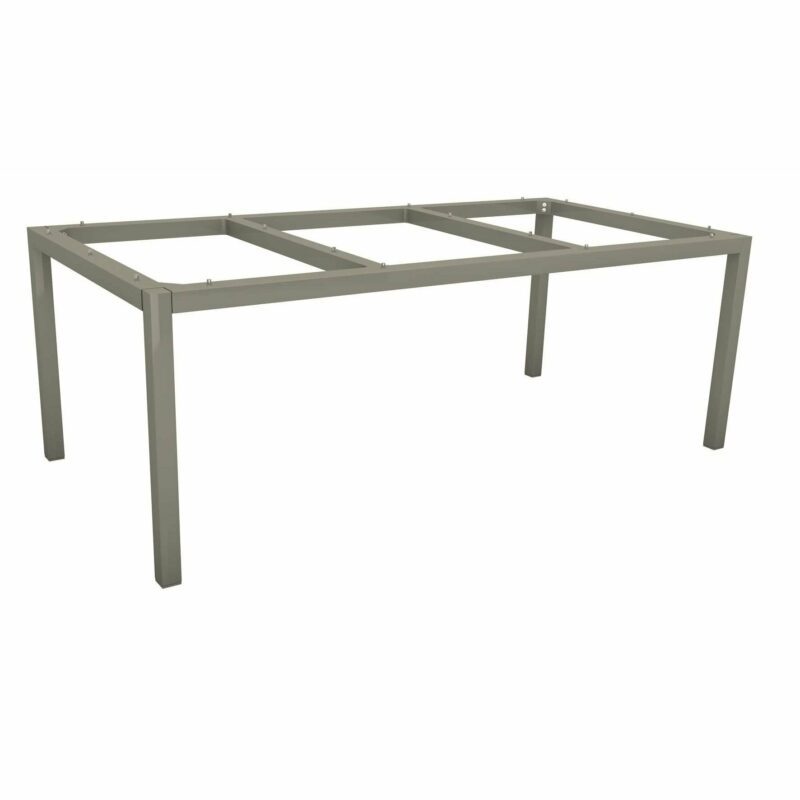 Stern Tischgestell Aluminium graphit, 200x100 cm